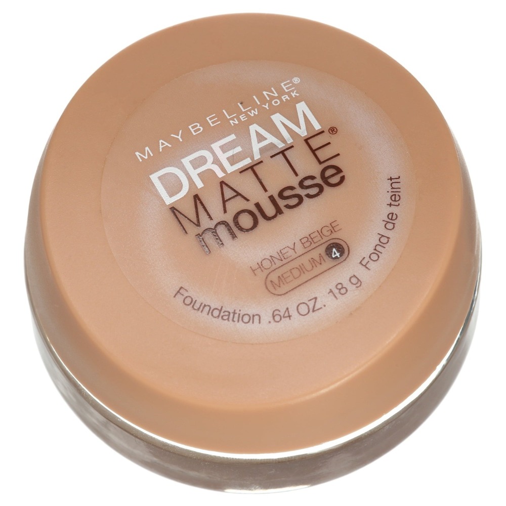 Maybelline New York Dream Matte Mousse Foundation Honey Beige‎ Medium 4 NEW